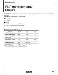Click here to download BA6254 Datasheet