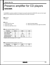 Click here to download BA6386 Datasheet