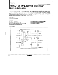 Click here to download BA7045FS Datasheet