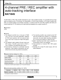 Click here to download BA7184 Datasheet