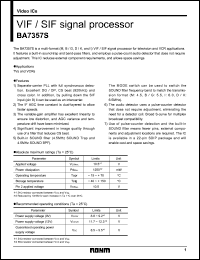 Click here to download BA7357 Datasheet