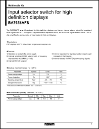 Click here to download BA7658 Datasheet