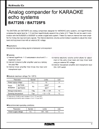 Click here to download BA7725 Datasheet