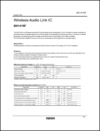 Click here to download BH1416F Datasheet