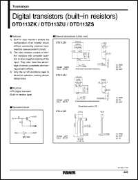 Click here to download DTD113Z Datasheet