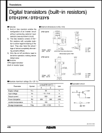 Click here to download DTD123Y Datasheet