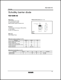 Click here to download RB160M-40 Datasheet