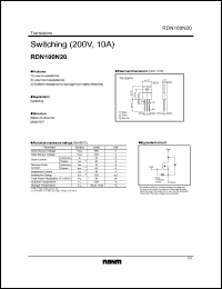 Click here to download RDN100N20 Datasheet