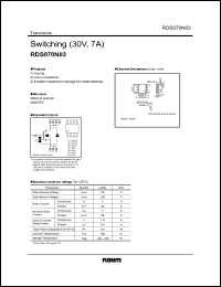 Click here to download RDS070N03 Datasheet