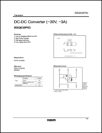 Click here to download RSQ030P03 Datasheet