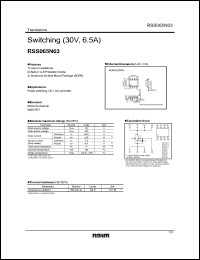 Click here to download RSS065N03 Datasheet