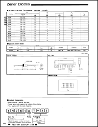 Click here to download 1N747A Datasheet