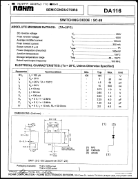 Click here to download DA116 Datasheet