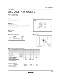 Click here to download RTL035N03 Datasheet