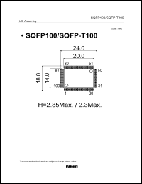 Click here to download SQFP-T100 Datasheet