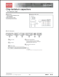 Click here to download TCTAL1E106M8R Datasheet
