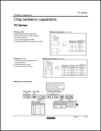 Click here to download TCP1A685K Datasheet