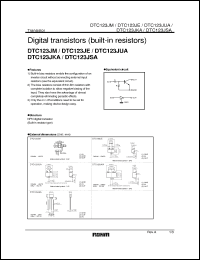 Click here to download DTC123JM Datasheet