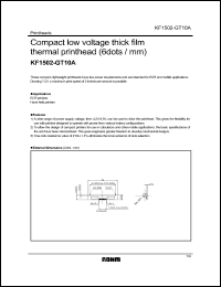 Click here to download KF1502-GT10A Datasheet