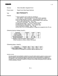 Click here to download BA7653AFV Datasheet