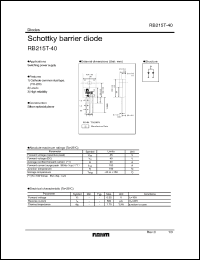 Click here to download RB215T-40_1 Datasheet