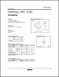 Click here to download RTR030P02 Datasheet