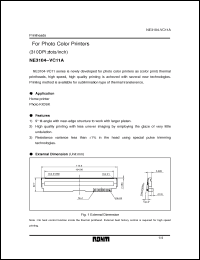 Click here to download NE3104-VC11A Datasheet