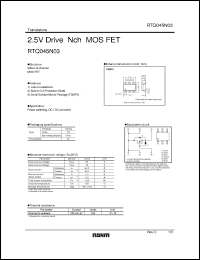 Click here to download RTQ045N03 Datasheet