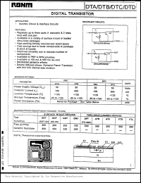 Click here to download DTB114T Datasheet