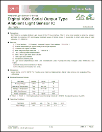 Click here to download BH1780GLI Datasheet