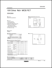 Click here to download 2SK3050 Datasheet