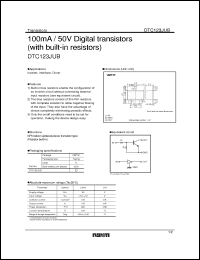 Click here to download DTC123JUB Datasheet
