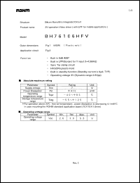 Click here to download BH76106HFV Datasheet