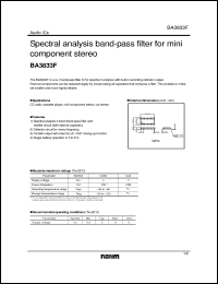 Click here to download BA3833F Datasheet