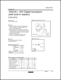 Click here to download DTB143TK_1 Datasheet
