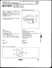 Click here to download BA7001 Datasheet