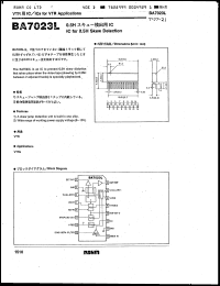 Click here to download BA7023L Datasheet