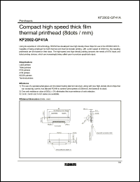 Click here to download KF2002-GF41A Datasheet