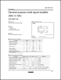 Click here to download 2SC4081UB Datasheet