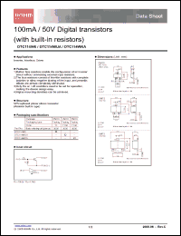 Click here to download DTC114WE_09 Datasheet