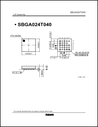 Click here to download SBGA024T040 Datasheet