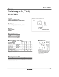 Click here to download RSS070N05 Datasheet