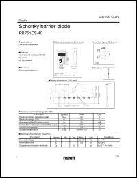 Click here to download RB751CS-40 Datasheet