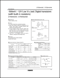 Click here to download DTB543XE Datasheet
