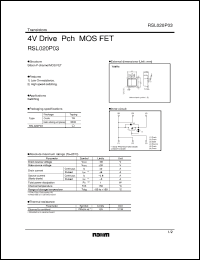 Click here to download RSL020P03 Datasheet
