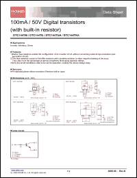 Click here to download DTC144TE_09 Datasheet