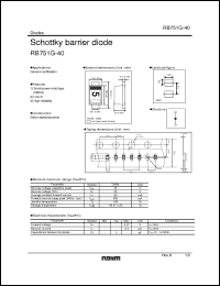 Click here to download RB751G-40 Datasheet