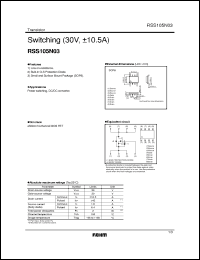 Click here to download RSS105N03 Datasheet