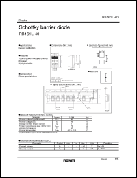 Click here to download RB161L-40_2 Datasheet