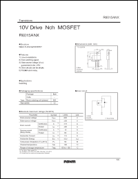 Click here to download R6015ANX Datasheet